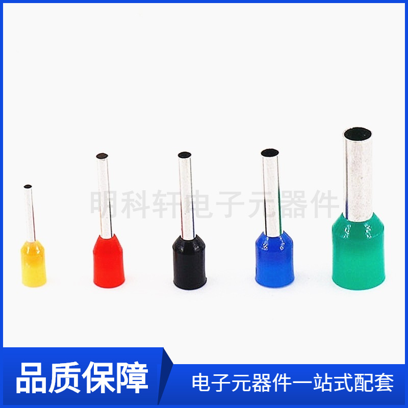 EVN16-12接线端子16.0平方铜管紫铜管形尼龙预绝缘端子500只