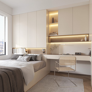 Aluminum Honeycomb Tatami Customized Wardrobe Integrated Living Room Bedroom Balcony Whole Room Whole House Customization