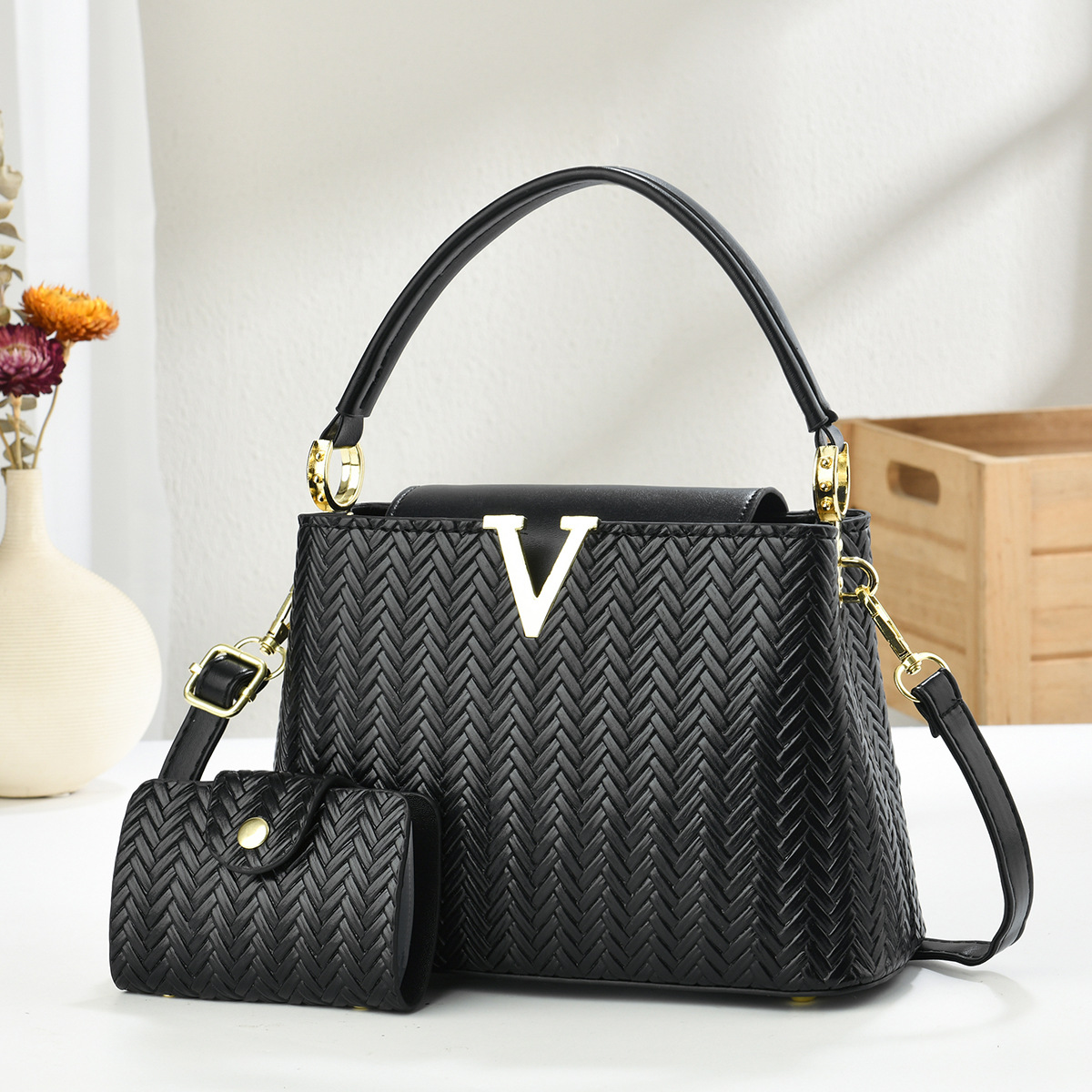 Bolso de dos piezas para niños 2025 nueva moda bolso de hombro retro bolsos de moda bolsos transfronterizos