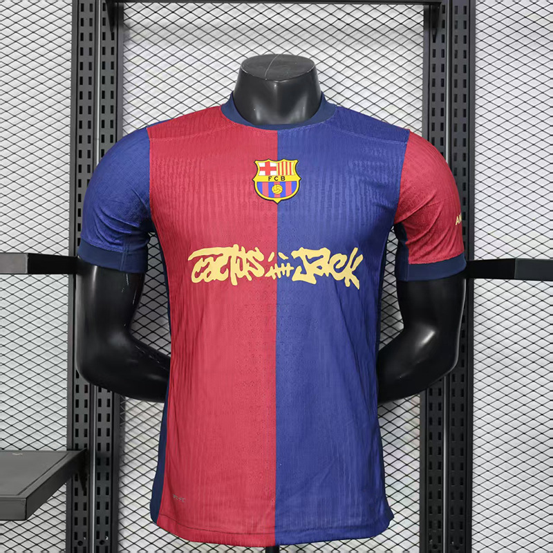 2526 シーズンサッカーユニフォームプレーヤーバージョンジャージヨーロッパカップクラブバルセロナジャージゲームチームユニフォームトップ卸売|undefined