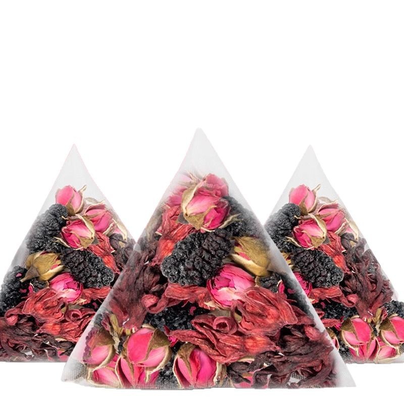 Mulberry Rose Roselle Tea Soaked in Water to Drink Goddess Tea Bag Female Spring Health Scented Tea Combination Three Flower Tea Factory Price 5