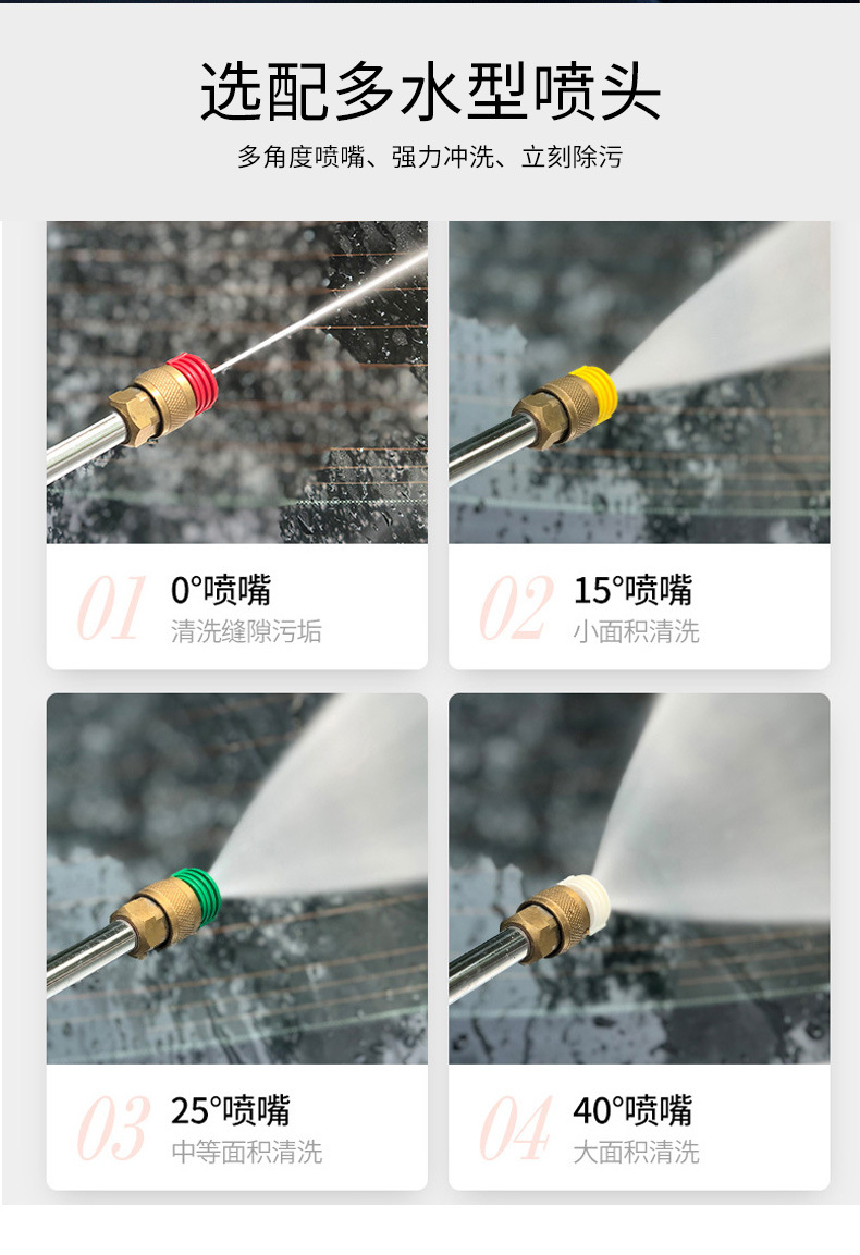 Jianweiye 100kg High-Pressure Car Washer for Home Use, High-Power Car Cleaning Tool, High-Pressure Washer for Livestock and Animal Husbandry