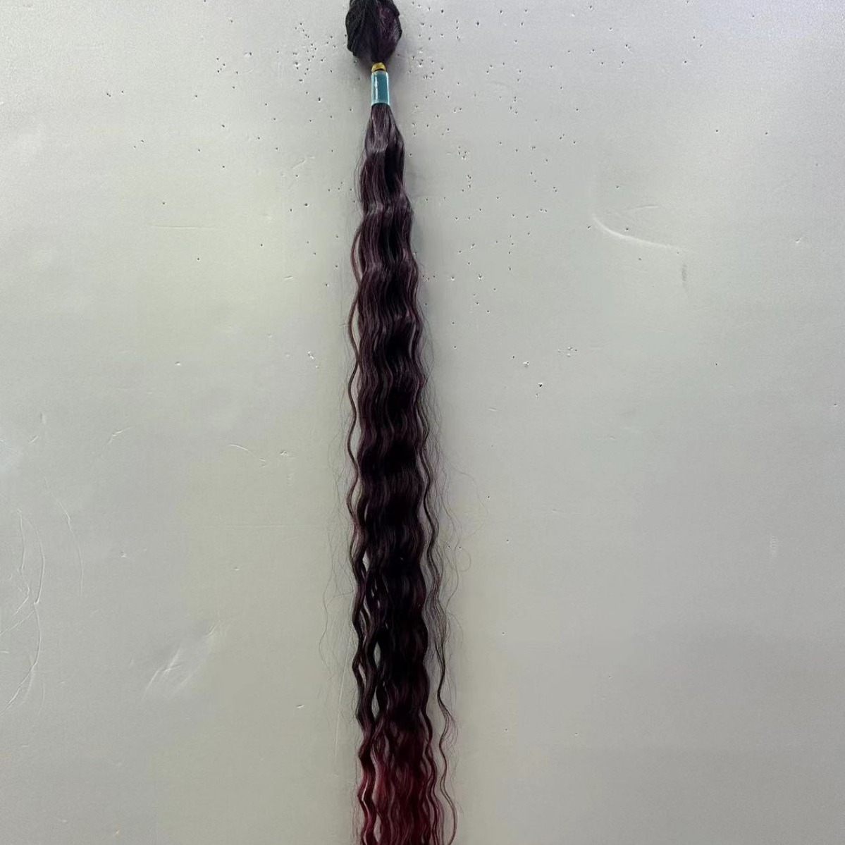 Transfronterizo mayorista damas cola de caballo alargada ondas gradiente de alta gama wig