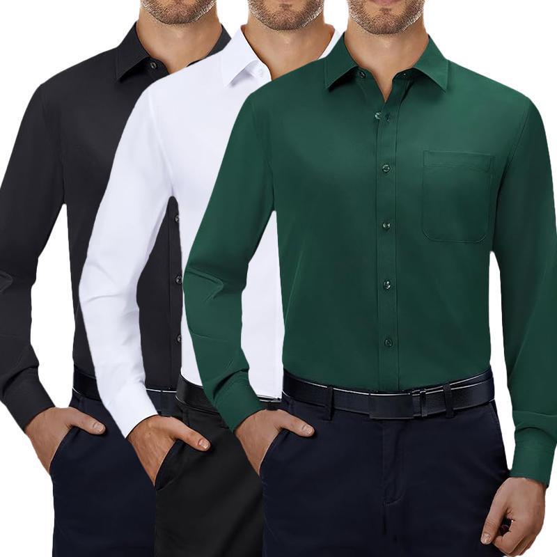亚马逊Mens Dress Shirts way Streth Long Sleeve Collared|undefined