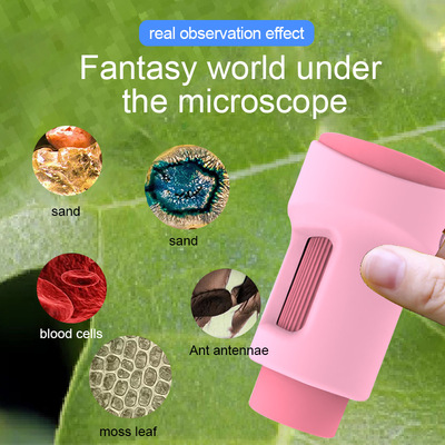 显微镜科教昆虫观察放大镜便携手持数码显微镜儿童科学小实验套装|ms