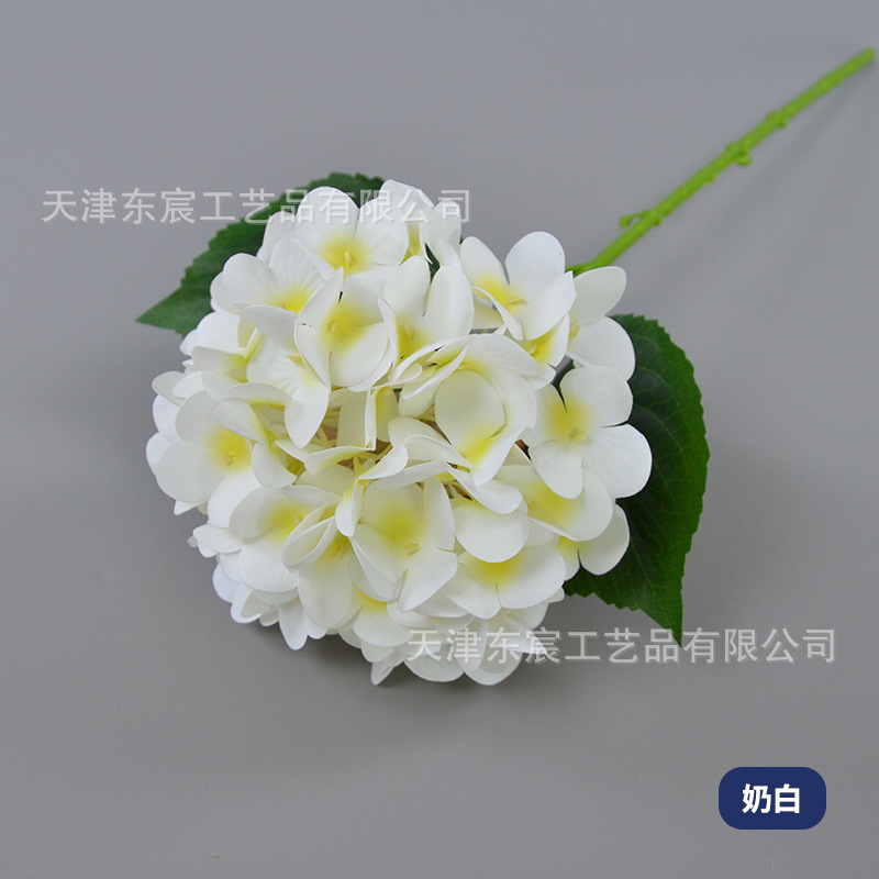 単枝72頭のフィルムのアジサイのシミュレーションの花の卸売りの大型の園芸の滝の装飾の形の偽の花の3dフィルムのアジサイ|undefined