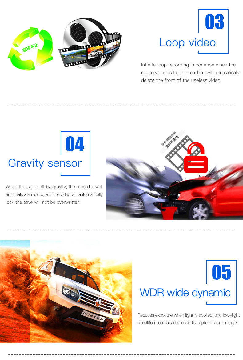 Cross-Border Factory Direct Sales Vg3 Two-In-One Driving Recorder Digital Dog Car Radar Speedometer English-Russian Bilingual
