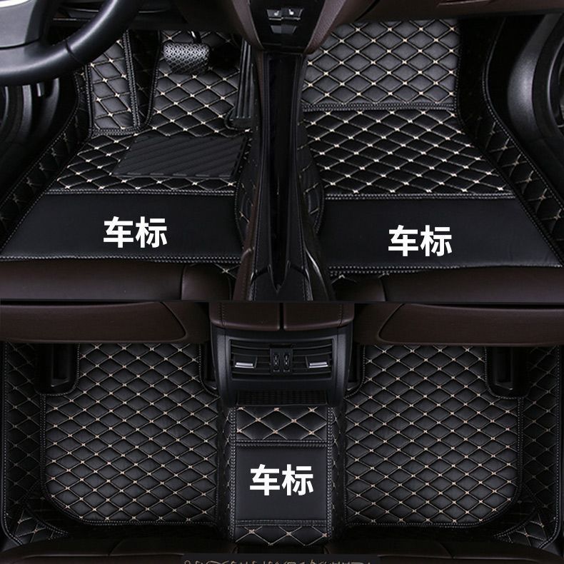 Suitable for Car Floor Mats, Upper Layer Driver-Specific Car-Specific Dirt-Resistant Foot Mats, Wear-Resistant Wire Loop Car Interior Floor Mats Wholesale