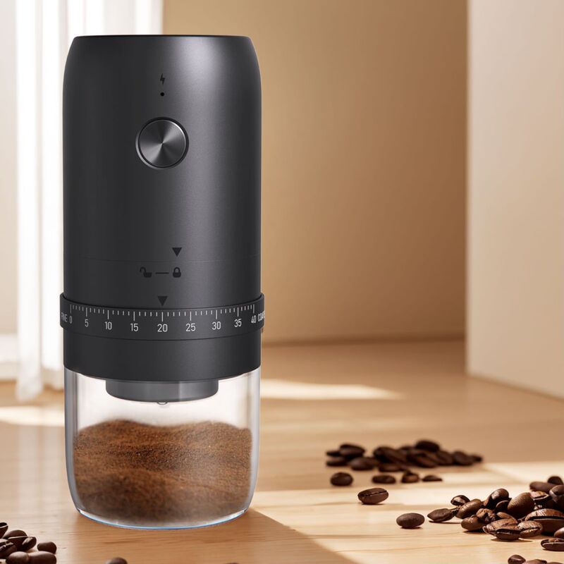 Cross-border Rechargeable Electric Coffee Bean Grinder External Profile Household Hand Rechargeable Electric Coffee Bean Grinder