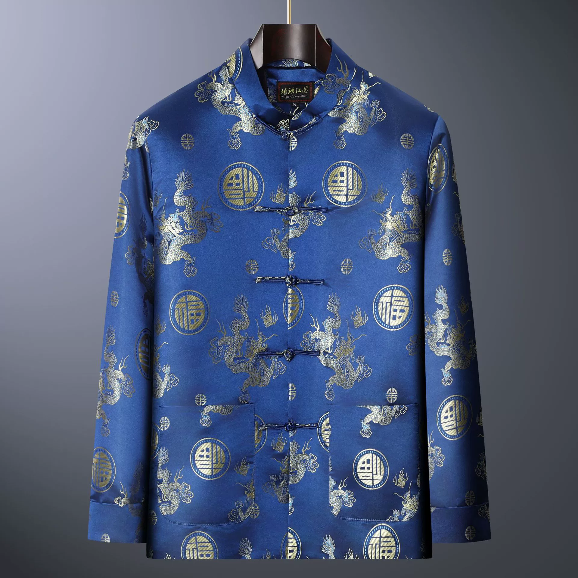 Весенняя и осенняя одежда среднего и пожилого возраста 4209 мужской костюм с длинными рукавами