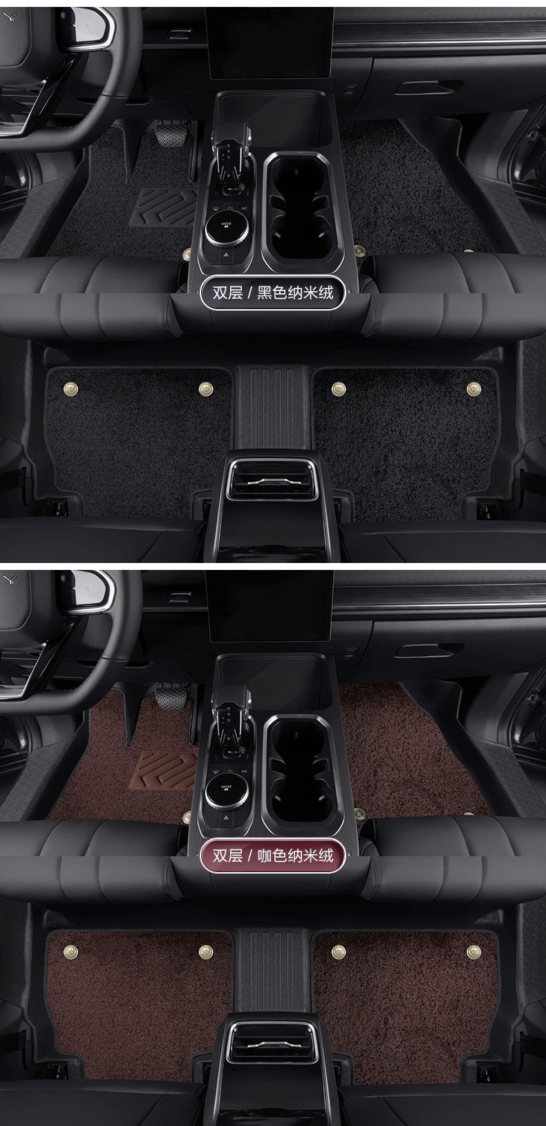 Tpe Car Floor Mats Full Surround Custom-Fit Threshold Mats 2026 New Model Waterproof Eco-Friendly Carpet Floor Mats