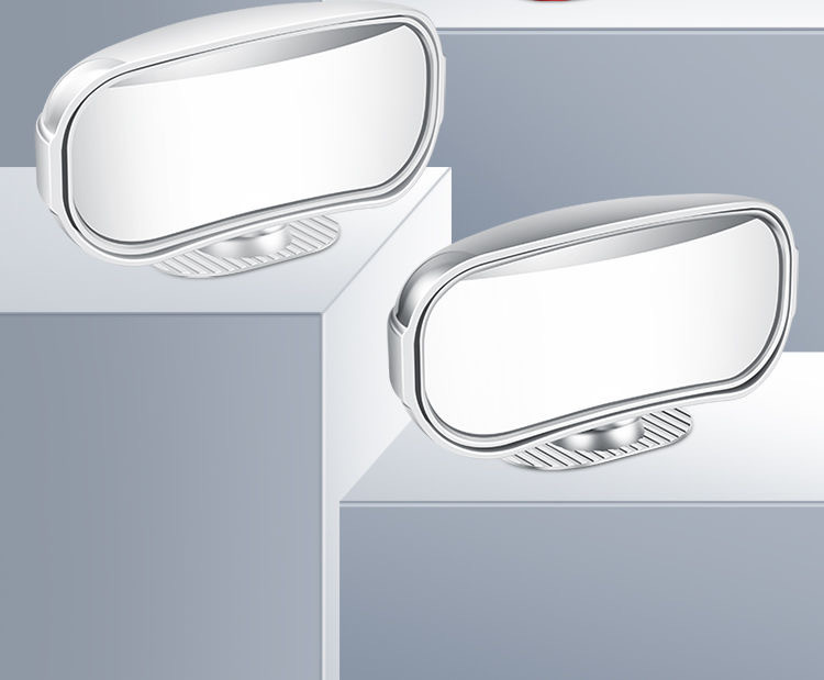 Adhesive Dashboard Car Door Blind Spot Mirror 360-Degree Multifunctional Rearview Small Round Mirror for Reversing with Wide Field of View