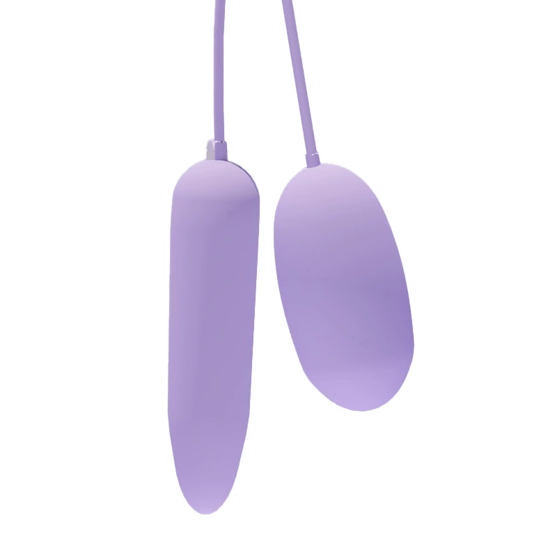 Double-ended vibrator with tongue licking, USB female sex toy inserted, vibrating massage, breast teasing