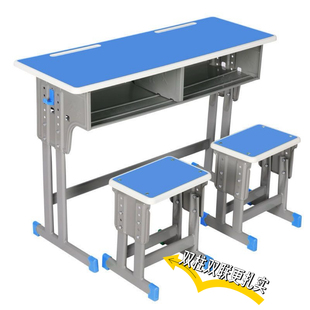 A6T School Desks and Chairs for Primary and Secondary School Students, Factory Direct Sales, Adjustable Height, Suitable for Training Classes and Tutoring Classes, Children's Study