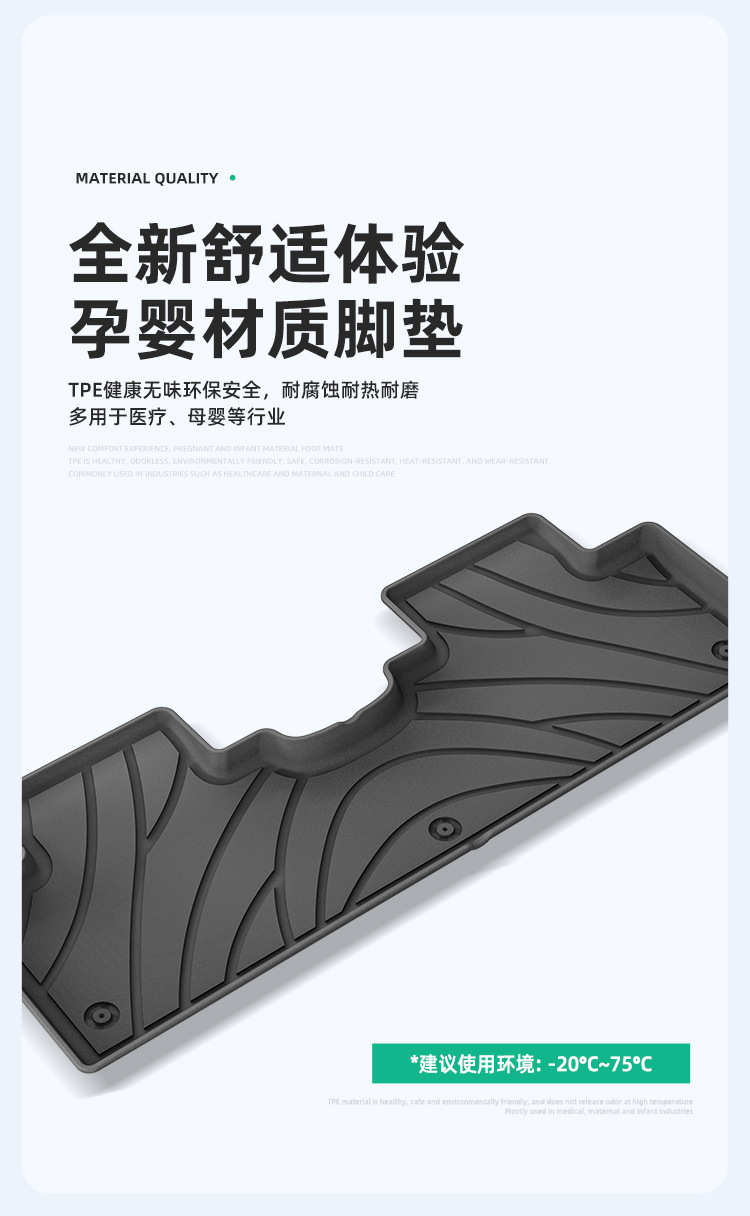 Suitable for 25 Geely Starray Em-I/Galaxy Starship 7 Em-I Car Floor Mats and Tpe Trunk Mats