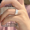 Tide, ring, jewelry, accessory, Japanese and Korean, simple and elegant design, internet celebrity