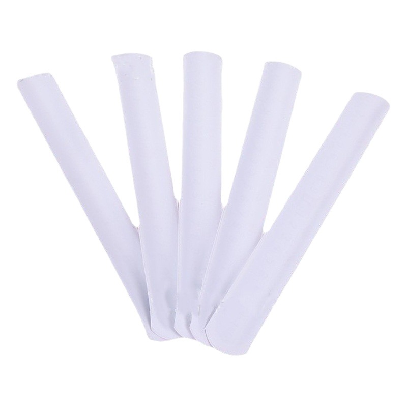 Los accesorios de pulsera de felpa de pizarra blanca de doble cara de bricolaje con graffiti