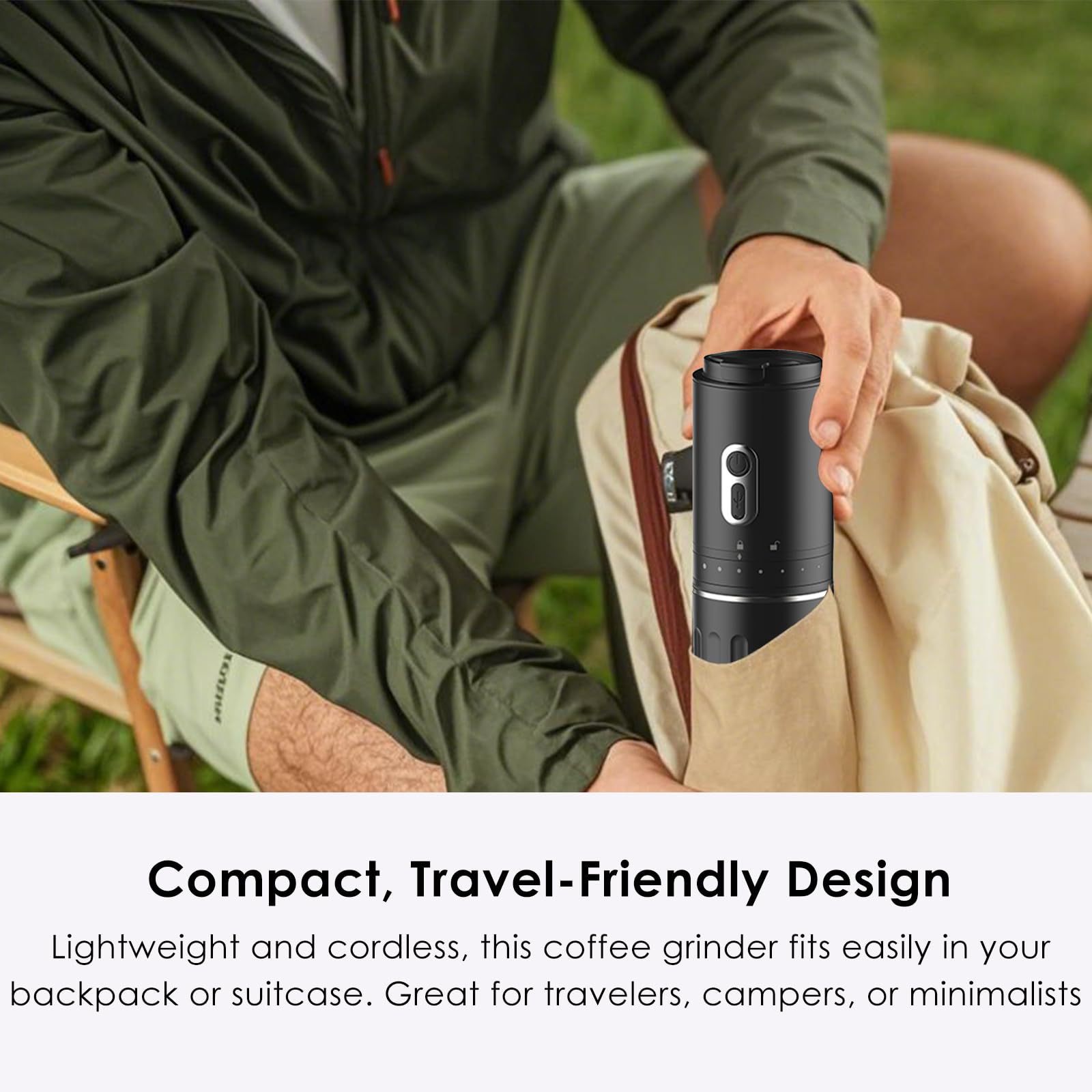 Portable Coffee Machine, Mini Small Grinder All-in-one Machine For Home And Outdoor Travel, Hand-brewed Espresso Travel_voghion.com