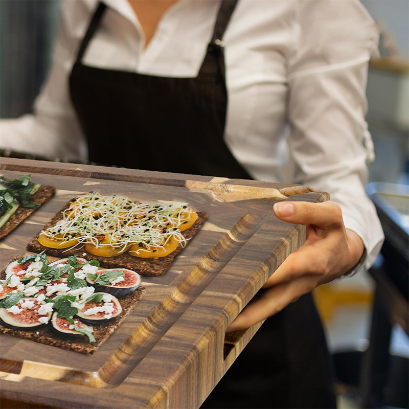 Acacia madera vegetal tablero de mesa de frutas suplementarias para el hogar tablero de corte de madera tablero de corte de madera sólida tablero de corte de madera vertical