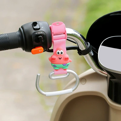 Vehicles, No-Drill Installation, Multifunctional | Other Electric Vehicle Accessories - pink-long-belt-e-hook-pie-left