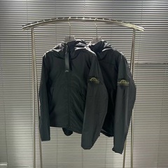 クロスボーダーstone石島ハードシェルトップ3L-TC素材防水アウトドアジャケット