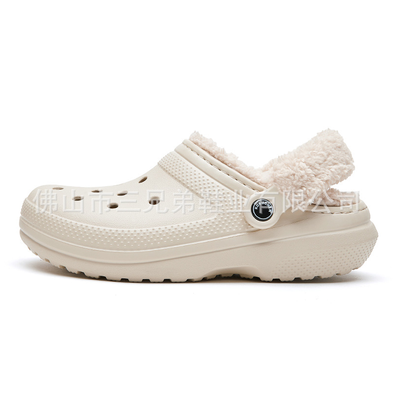 Zapatos de algodón cálido de cacho de cacho