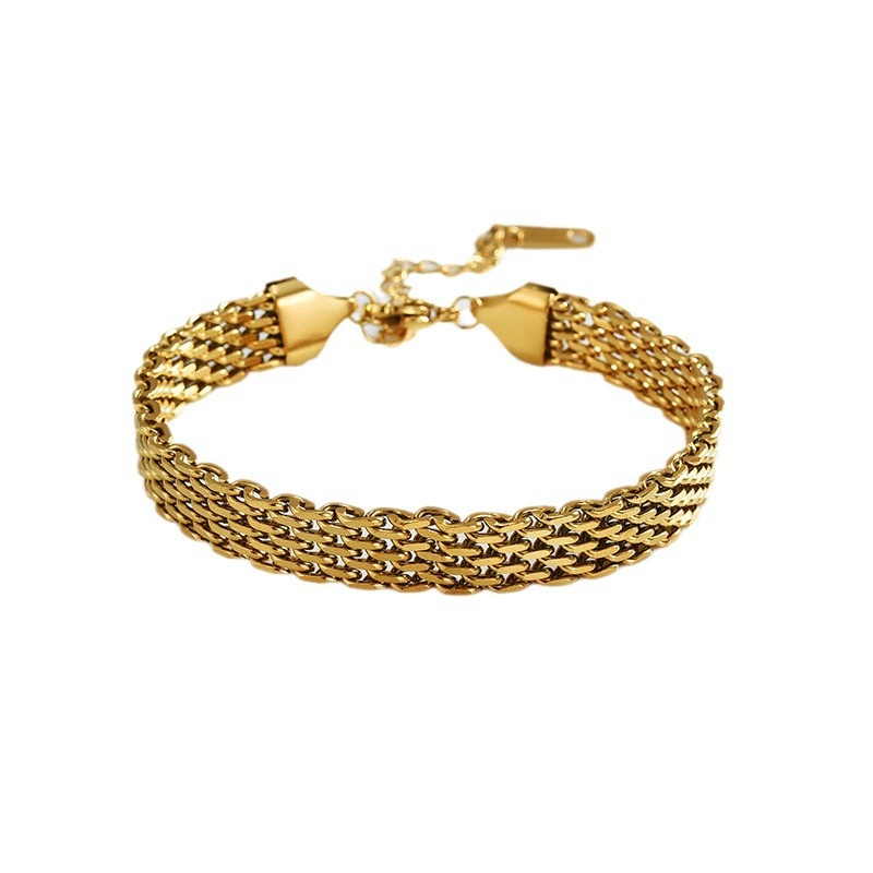 Стальная тренд- bracelet, плетёная цепь для ключей, 8мм, европейский стиль, оптовая