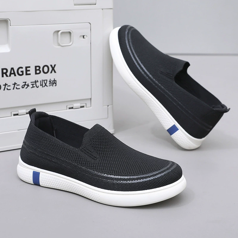 Lightweight breathable casual sports shoes, slip‑on summer mesh, sizes 39–44