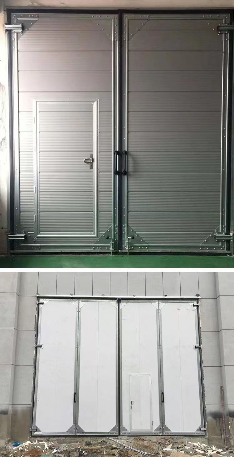 厂区加大加厚钢质保温工业门 仓库车间重型工业折叠平移推拉门-阿里巴巴