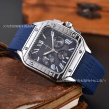 2025全新卡家手表外贸爆款经典商务高质量方形日历不锈钢男女石英