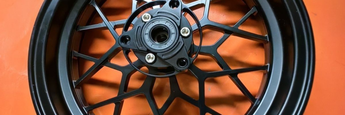 Nine-B No.1 front wheel rim UMFCUQIN1S 12inch NE wheel hub modified for Maverick, thickened and fixed for off-road use