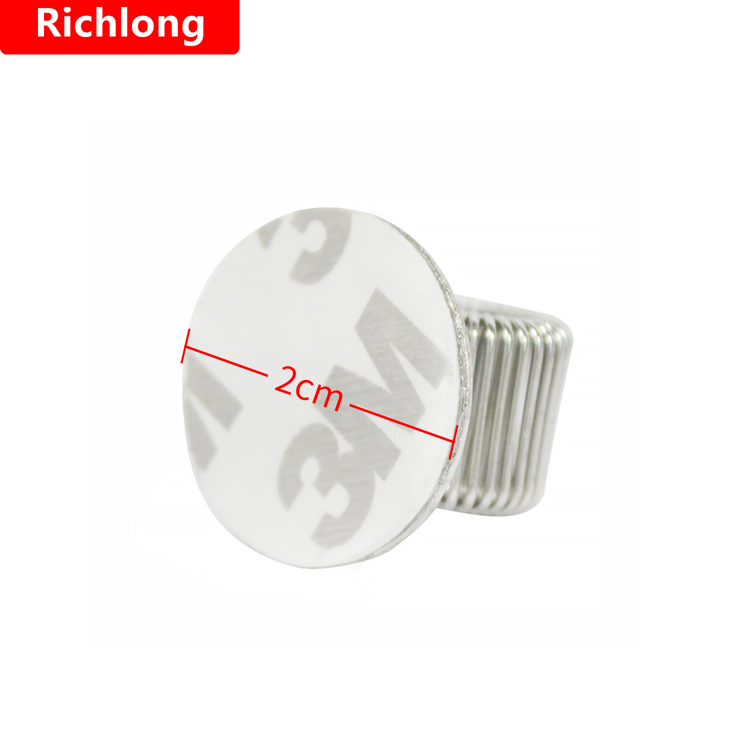 Round Bottom Pen Holder Pen Clip Accessory 3M Adhesive Single Hole Notebook Cross-border Journal Fixed Spring Pen Clip Accessory In Stock