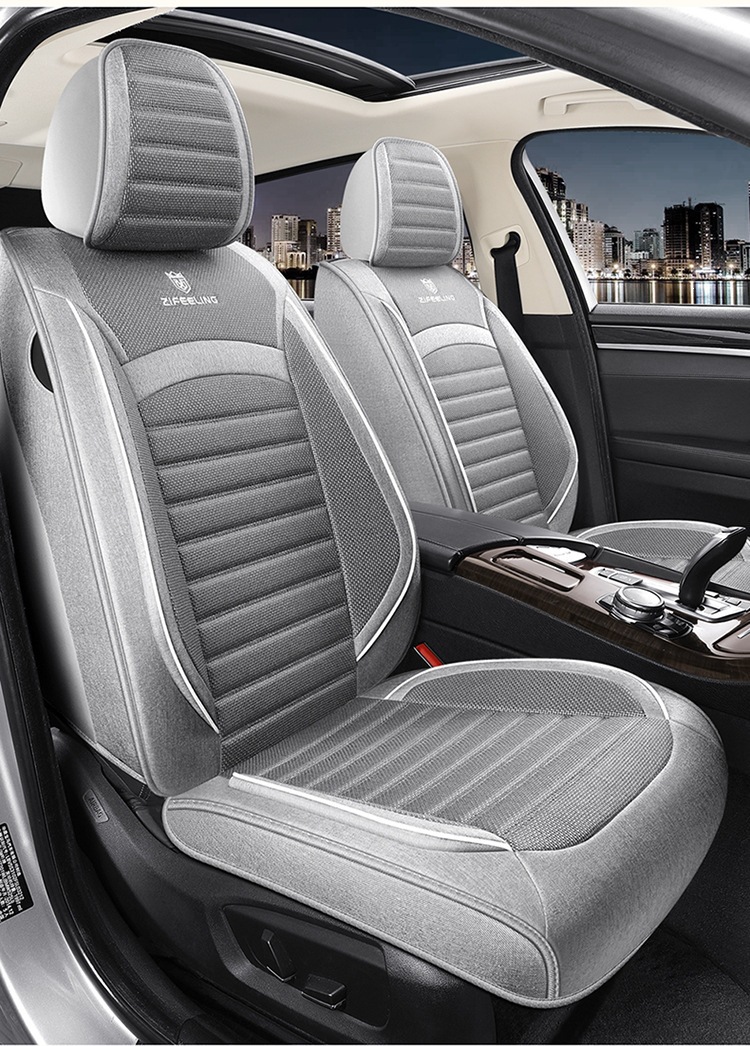 2026 new all-inclusive, all-cotton car seat cushion, suitable for all seasons, comfortable, breathable, and soft seat cover, model F-36