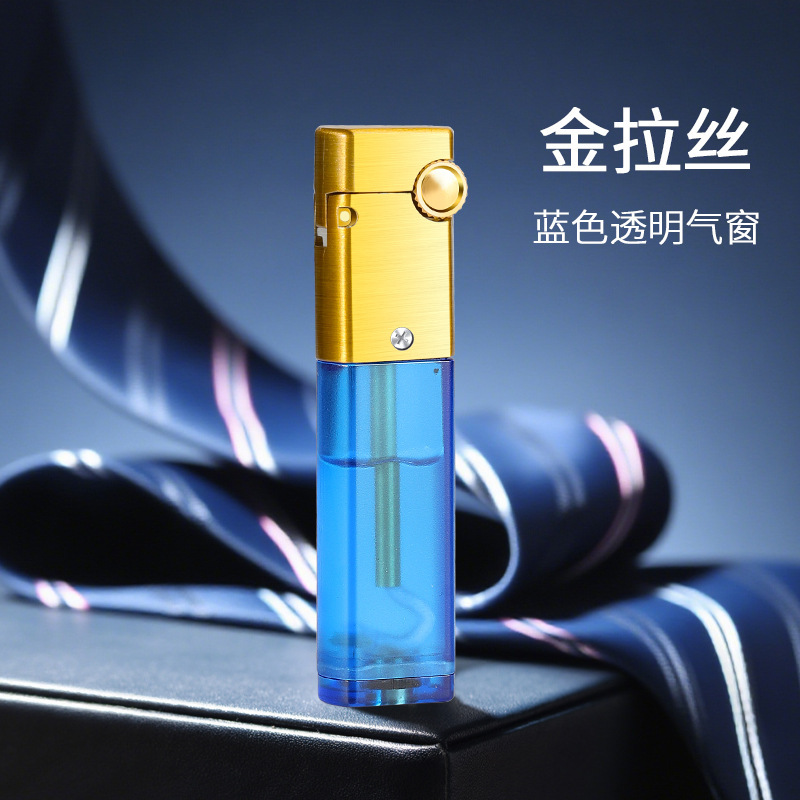 XF-FG201油机透明油仓储油式打火机可视油仓砂轮煤油打火机代发|undefined