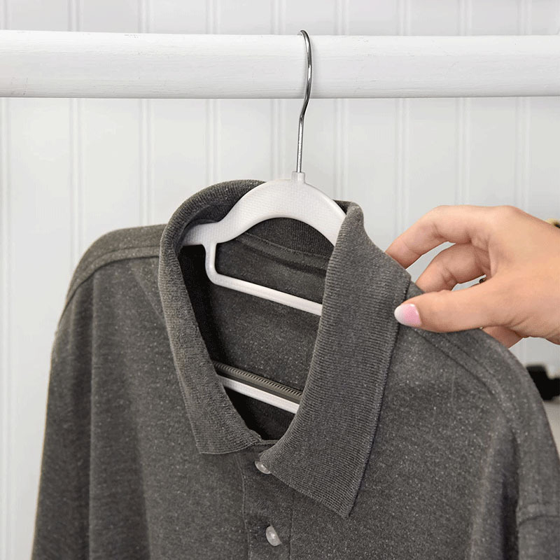 Percha de ropa de plástico para el hogar percha de ropa antideslizante boca de pescado de Doble posición percha de ropa de esquina anti-hombro gancho de ropa de doble uso húmedo y seco