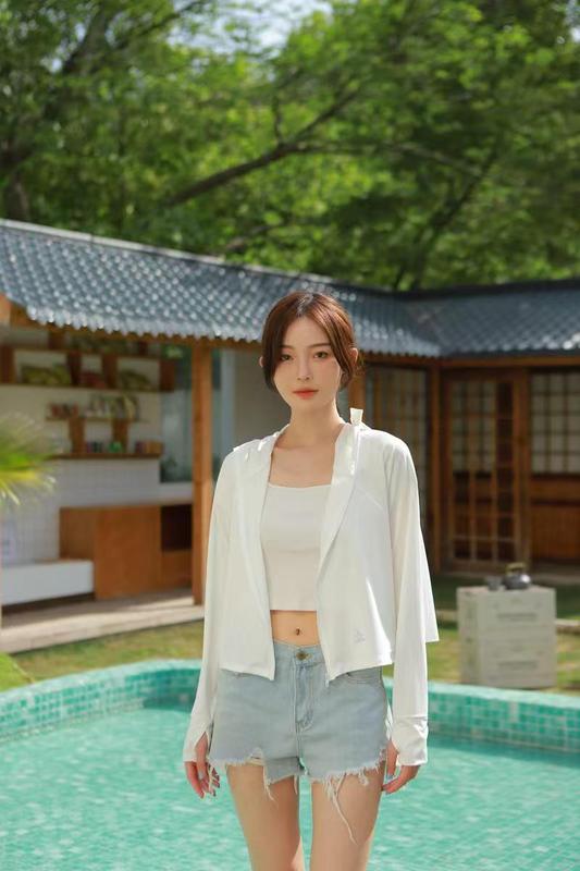 日焼け止め服 夏用 アウトドア 紫外線防止 薄手 メンズ レディース フード付きジャケット DIY ロゴ印刷 カジュアル 多用途|undefined