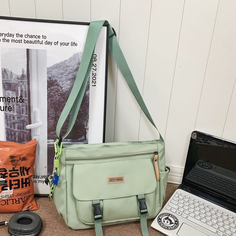 斜めショルダーバッグメンズinsファッションブランド工装日系レジャースポーツ大容量学生ショルダーバッグ個性郵便バッグ|undefined