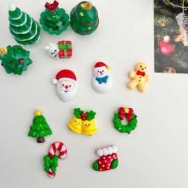 ins圣诞节装饰冰箱贴迷你吸铁石铁皮柜磁吸洞洞