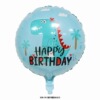 Spot 18 -inch Happy Birthday English Birthday Happy Party Decoration Aluminum Film Balloon