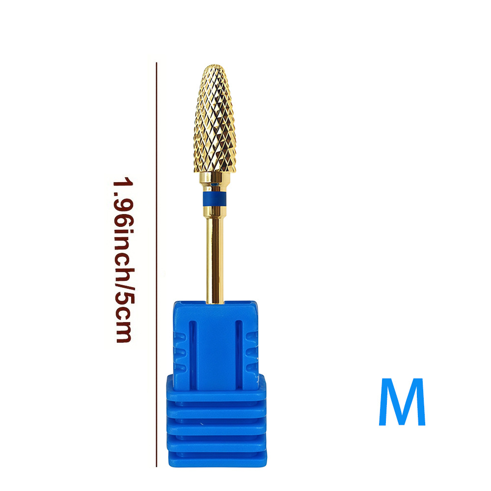 Cabezal de Pulido de Manicura 5 en 1 de Acero de Tungsteno para Remoción de Gel
