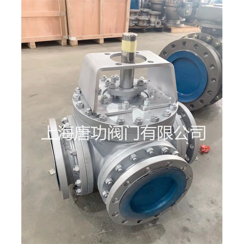 法兰四通球阀Q46F 电动气动 铸钢不锈钢换向阀 工业流体分流球阀