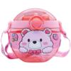 Donut, summer teapot, cartoon straw with glass for kindergarten, sports handheld cup for elementary school students, glass