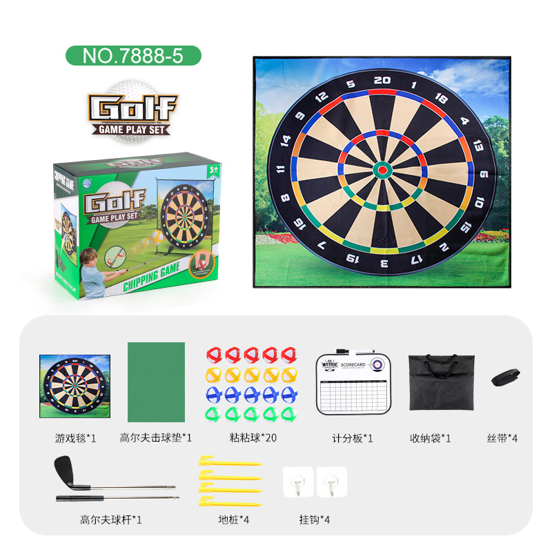 Fabricante de origen 40 juegos de alfombrillas de golf, práctica de objetivos para interiores y exteriores, juguetes deportivos de golf de ocio