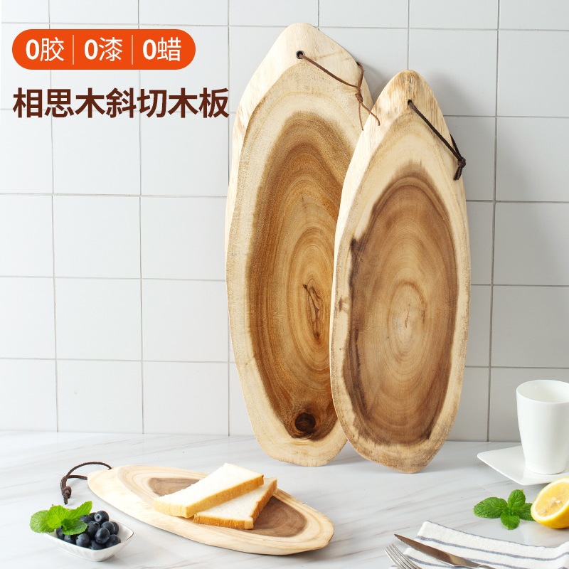 Fábrica directa irregular antideslizante corte de verduras madera de madera de corte de verduras domésticas madera de corte de verduras