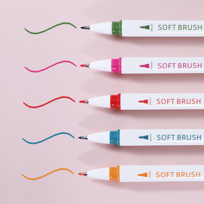 Nuevo estilo nacional diario pluma cabeza suave pluma marcador pintura Feng caligrafía pluma caja de regalo traje xiuli pluma para estudiantes