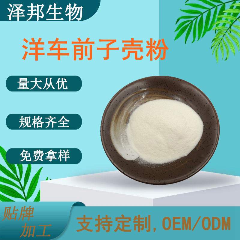 洋车前子壳粉 圆苞车前子  纤维素   膳食纤维  现货包邮实力工厂