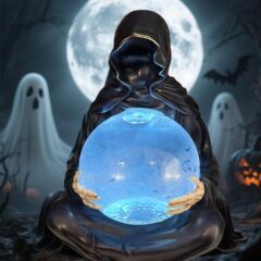 标题亚马逊新品The Death God's Crystal Ball死神水球万圣节装饰