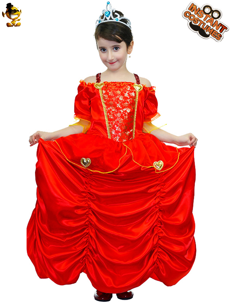 Niña niños princesa vestido niñas princesa Europea etapa rendimiento partido traje Cosplay Halloween