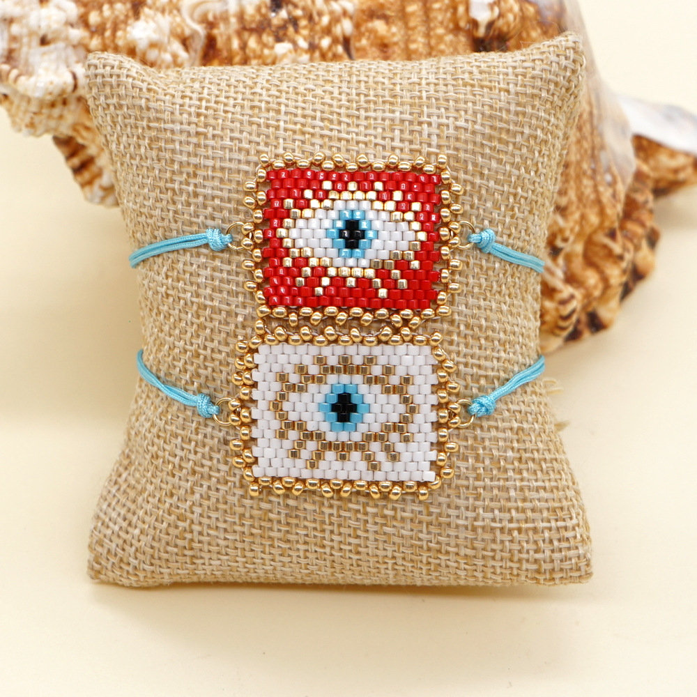 1 Piece Bohemian Geometric Glass Irregular Tassel Womenu0027S Bracelets