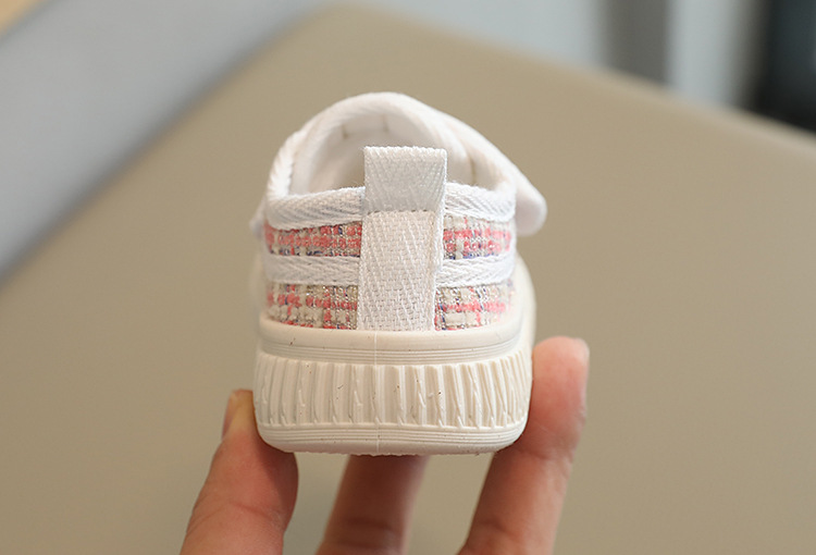 Biscotto da tavola per ragazze in tela primaverile e autunnale Suola morbida per bambini piccoli, Piccole scarpe da bambino profumate a vento, 1-4 anni_voghion.com